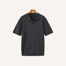 Camisa Polo Canelada Premium Sollome cinza