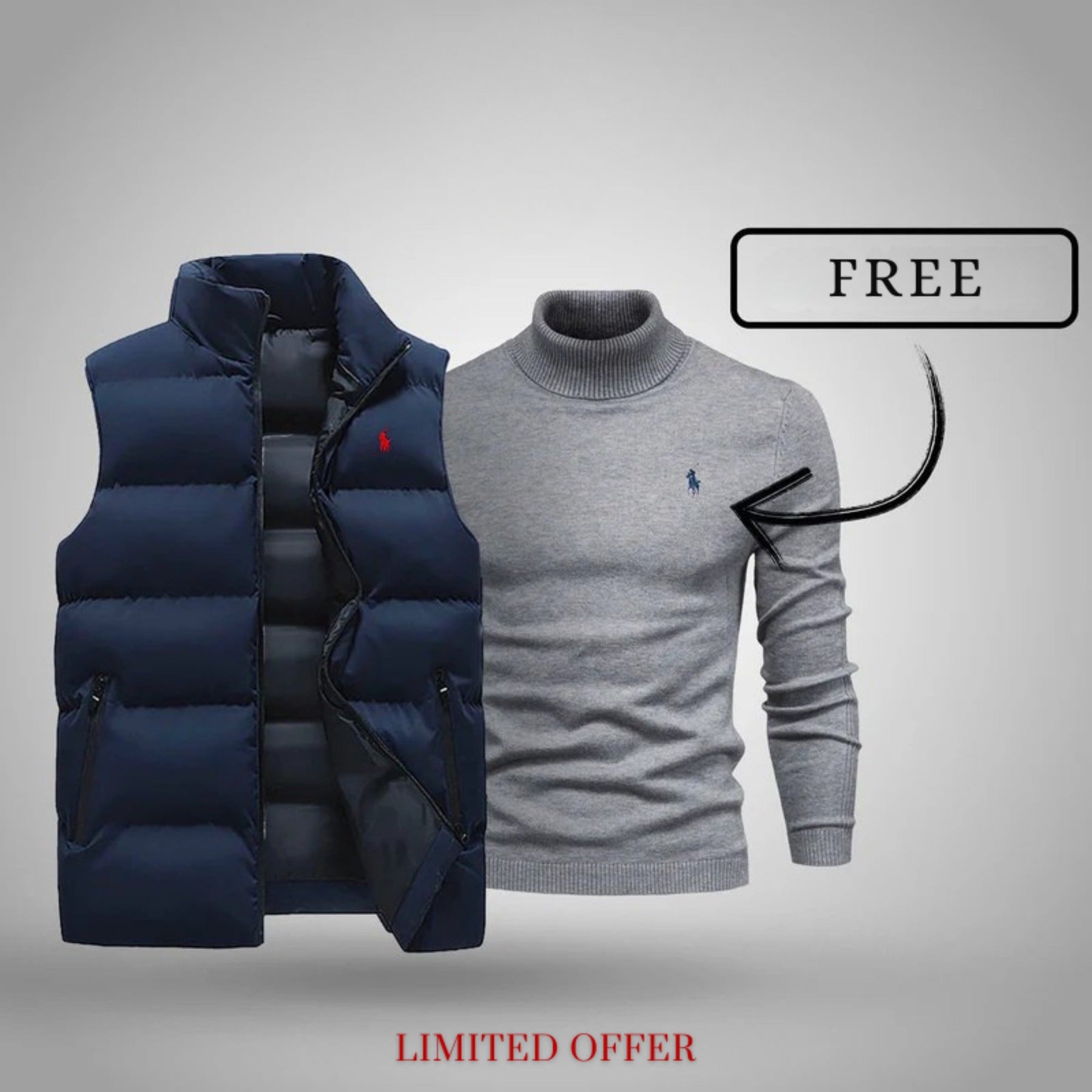 Men’s Aspen Vest + Free Jumper (Clearance)