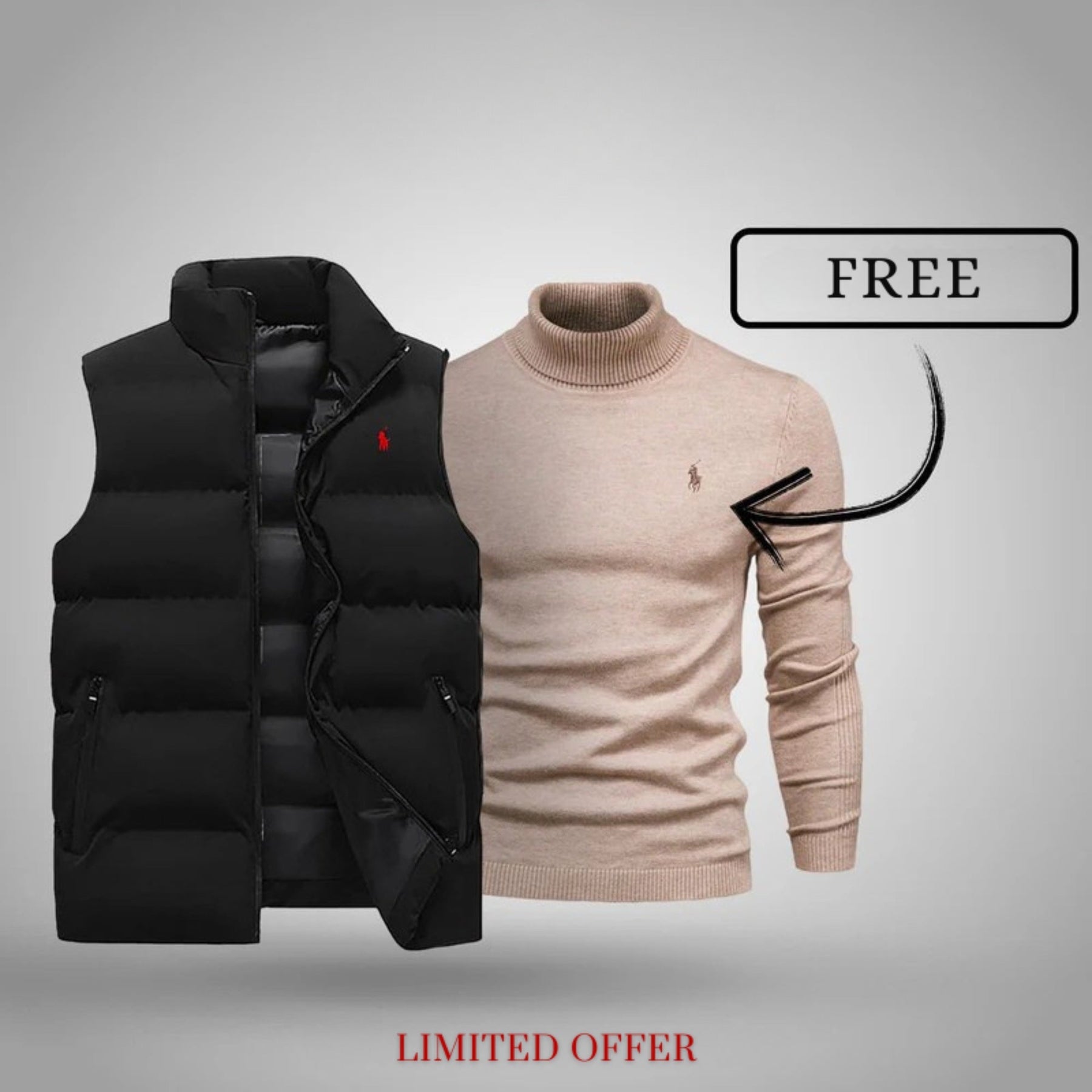 Gilet + Free Jumper (CLEARANCE)