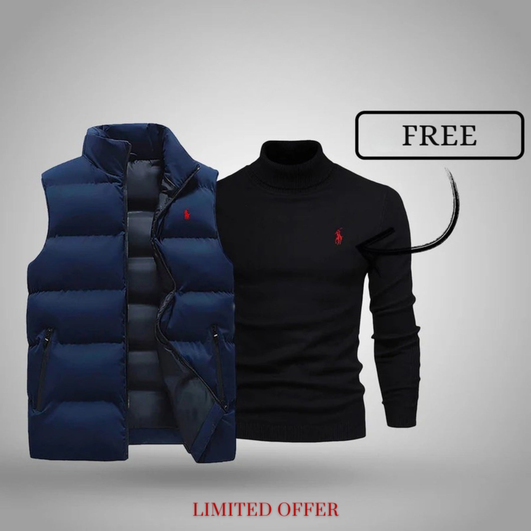 Men’s Aspen Vest + Free Jumper (Clearance)