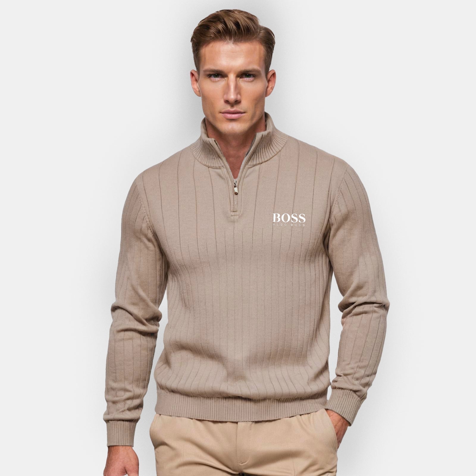 Zip-up sweater (CLEARANCE) + FREE Gift